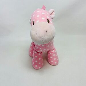Baby Gund Lolly & Friends Pink White Polka Dots 9"‎ Plush Stuffed Pony 4050498